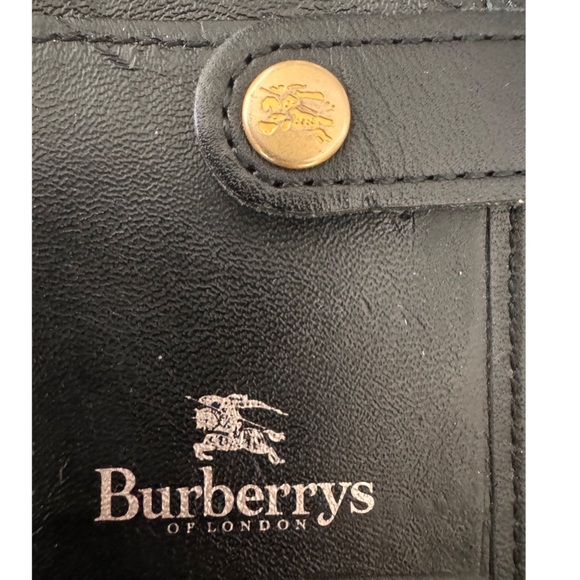 AUTH BURBERRYS VINTAGE NOVA CHECK BI-FOLD LEATHER MINI AGENDA/ORGANIZER PREOWNED - Picture 8 of 8